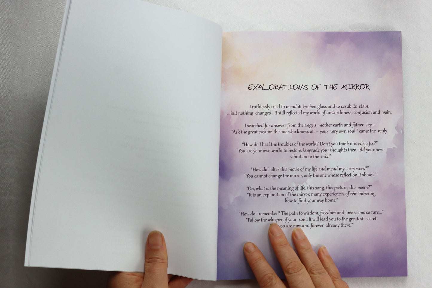 Spiritual Art Journal, Spiritual birthday gifts, Metaphysical store gift, Poetry book, Visionary artwork by artist Bonny Hut - a poem
