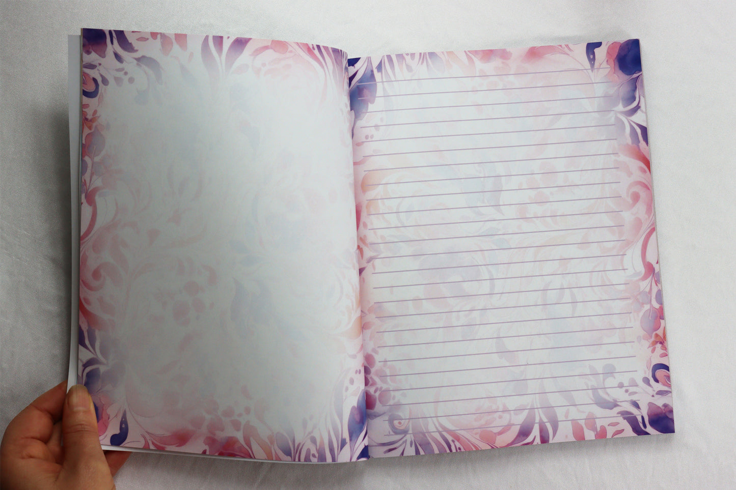 Beautifully decorated blank and lined pages for writing - Spiritual Art Journal, Spiritual birthday gifts, Metaphysical store gift, Poetry book, Visionary artwork by artist Bonny Hut