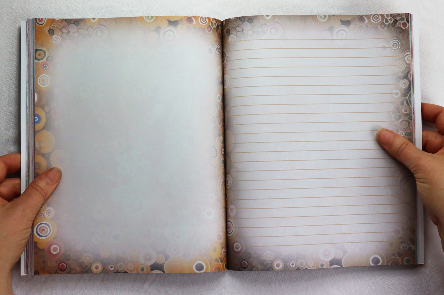 tribal border writing paper. Spiritual Art Journal, Spiritual birthday gifts, Metaphysical store gift, Poetry book, Visionary artwork by artist Bonny Hut