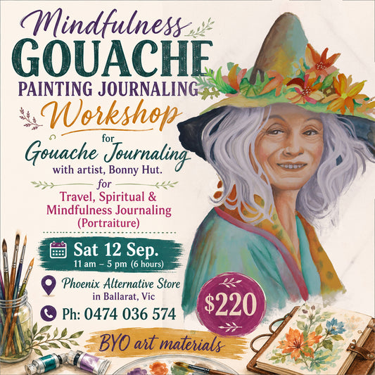 Mindfulness Gouache Journalling Painting Workshops
