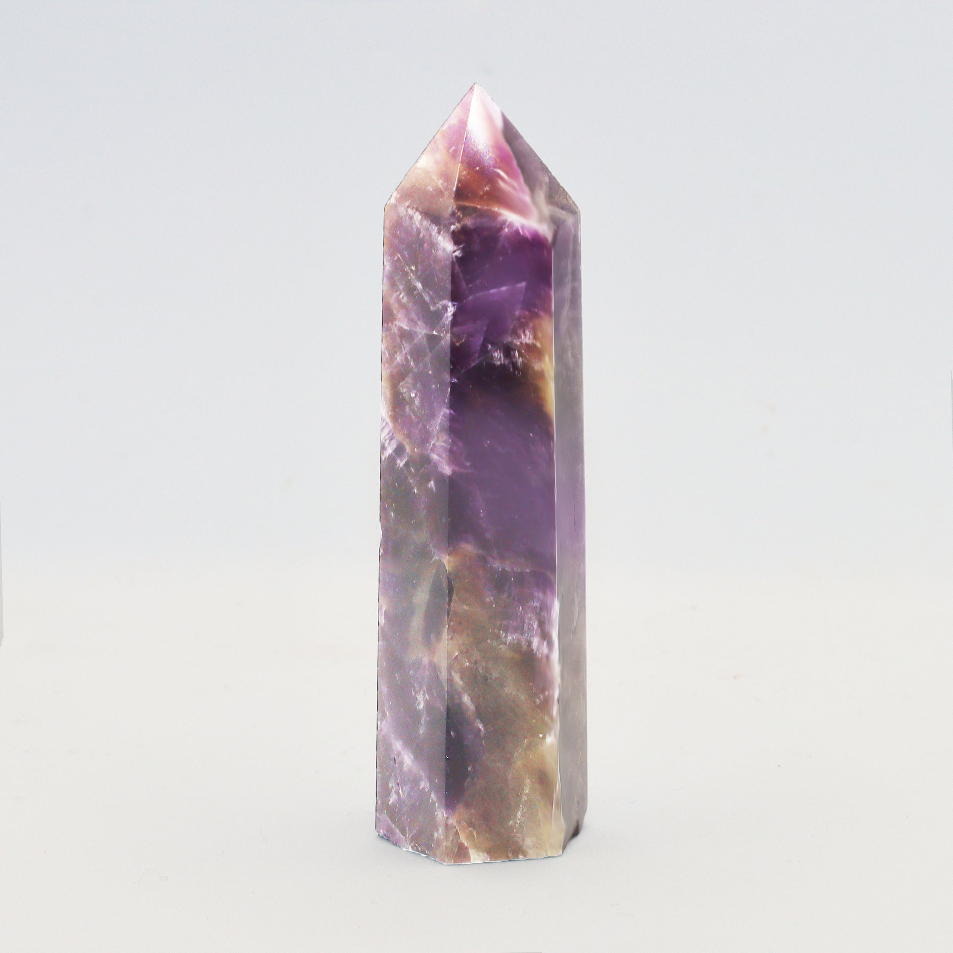 Dark Amethyst Quartz Crystal Hexagonal Towers Obelisks Wands. Esoteric decor,spiritual gifts from our online new age metaphysical store based in Melbourne Australia. 