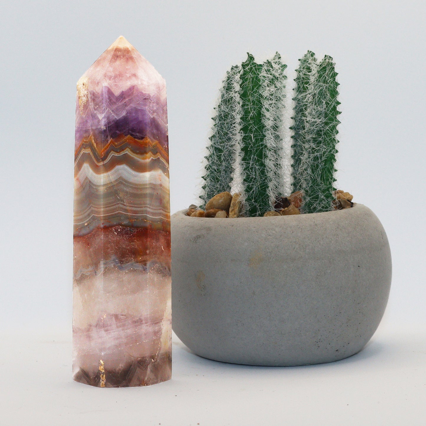 Amethyst Quartz Crystal Hexagonal Towers / Obelisks & Wands