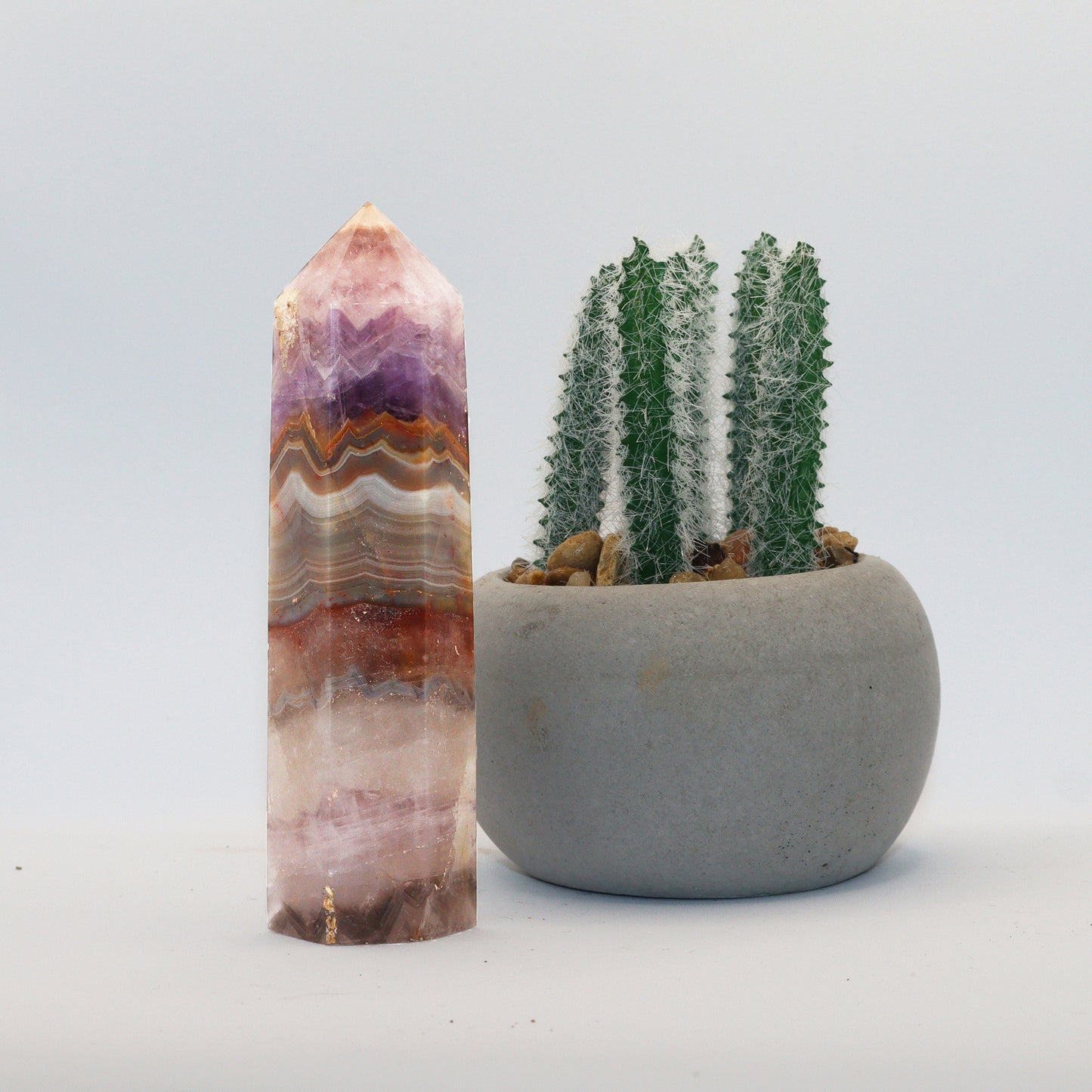 Amethyst Quartz Crystal Hexagonal Towers / Obelisks & Wands