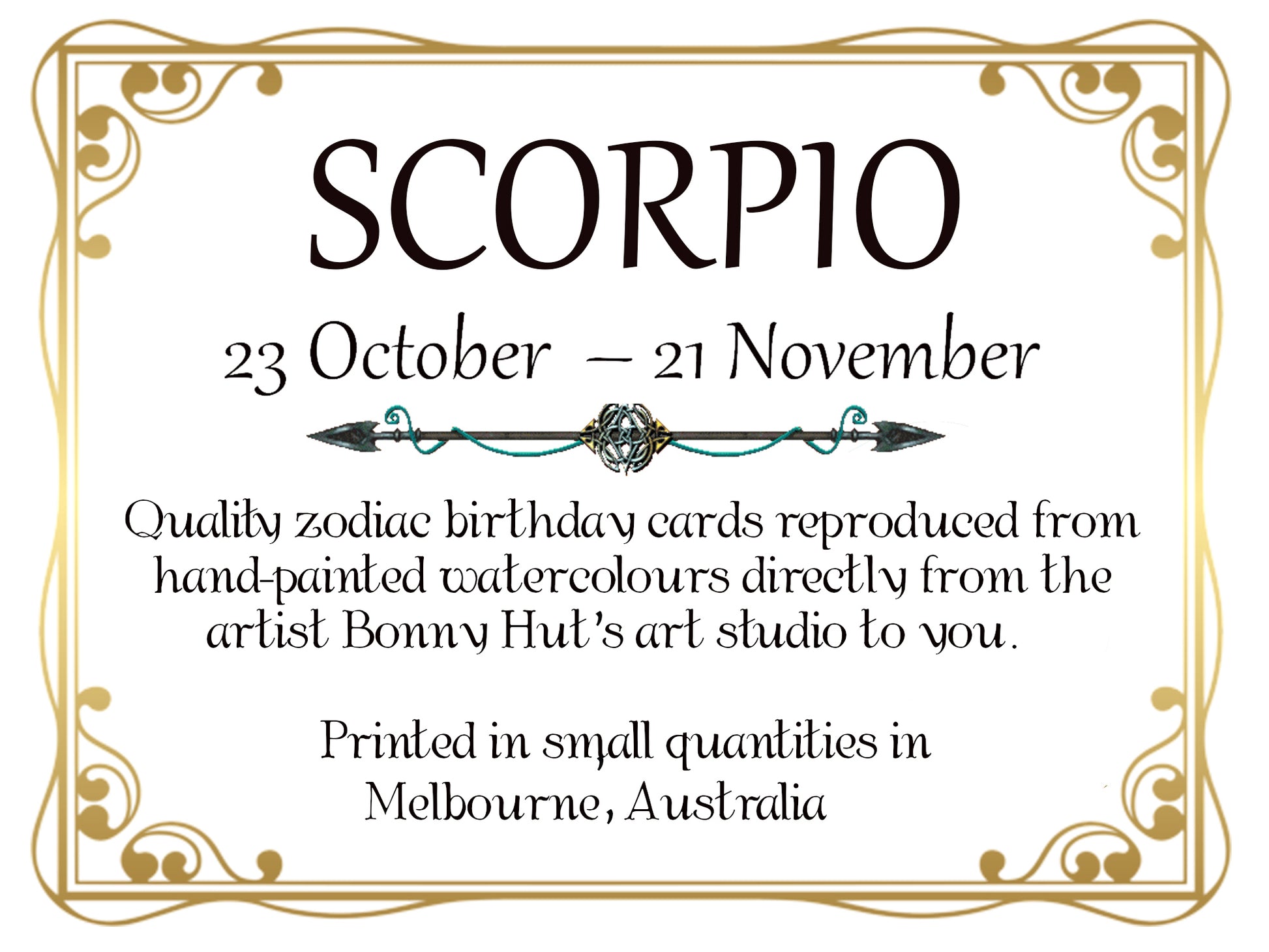 Scorpio star sign annual dates