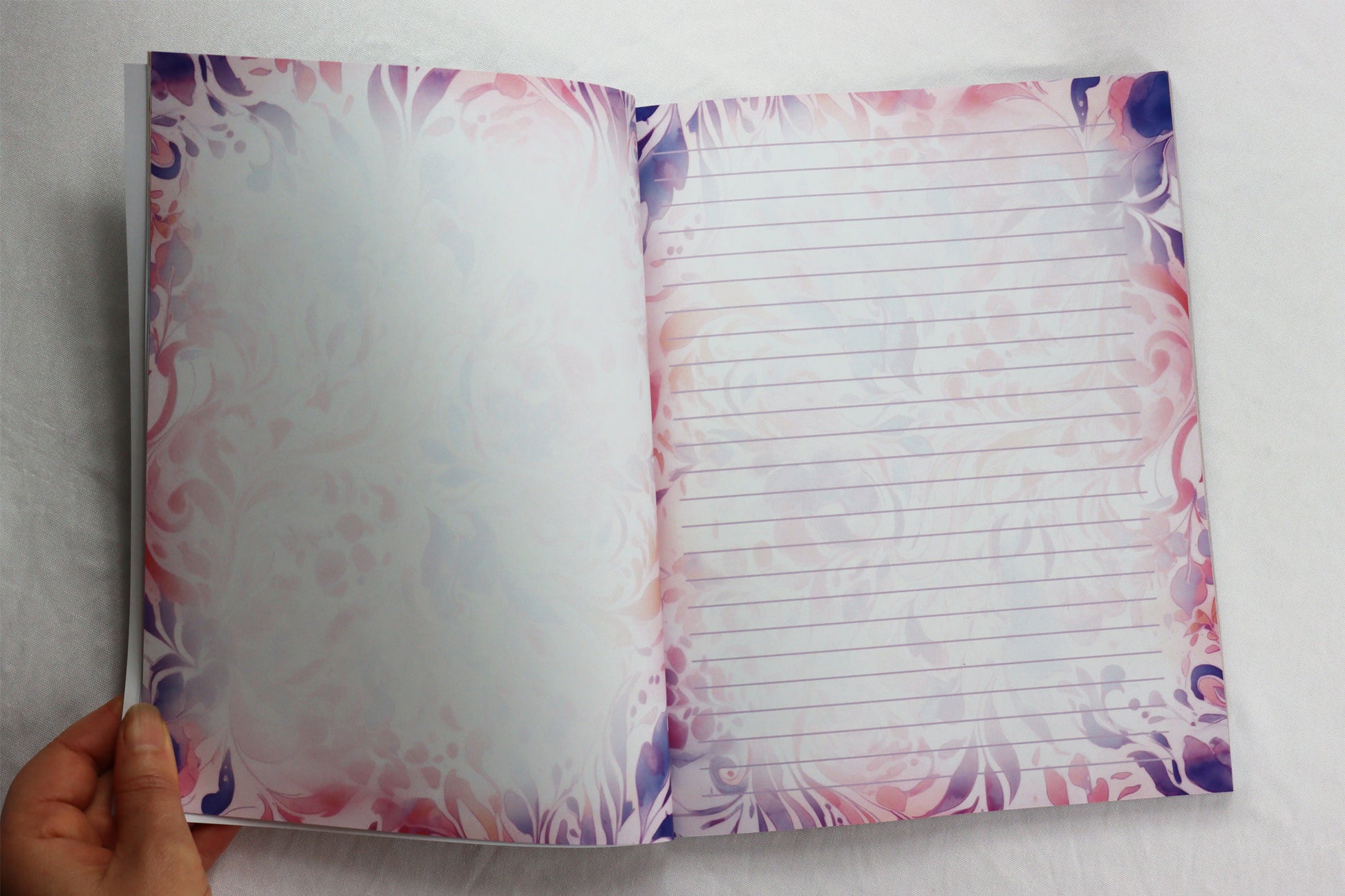 Beautifully decorated blank and lined pages for writing - Spiritual Art Journal, Spiritual birthday gifts, Metaphysical store gift, Poetry book, Visionary artwork by artist Bonny Hut