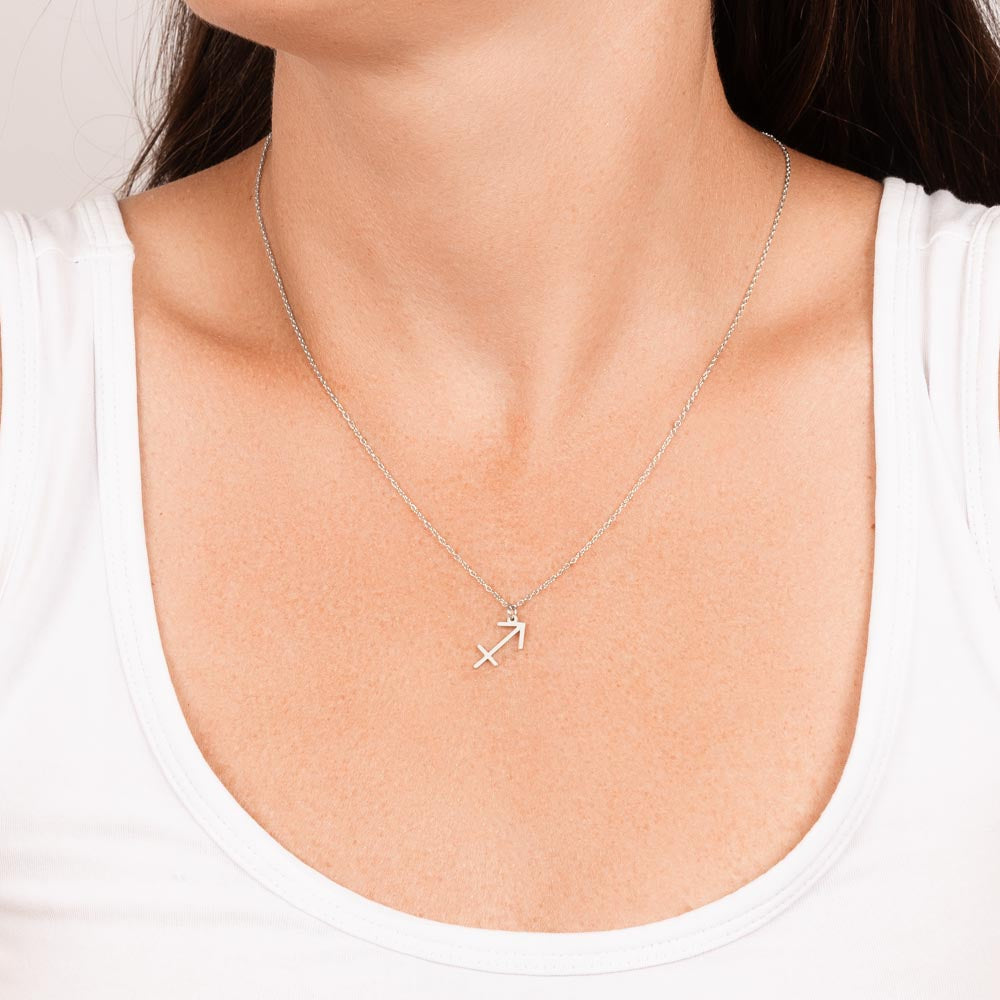 Sagittarius  pendant necklace - Zodiac jewellery