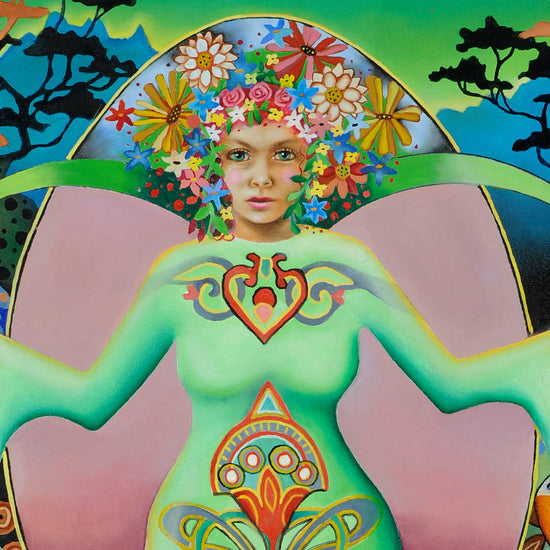 Ostara Spring Equinox  oil painting speed painting video - Wiccan Wheel of the Year - 8 Pagan Sabbats